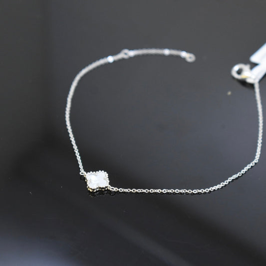 925 Sterling Silver - White SJVC Mini MOP Bracelet