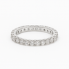 925 Sterling Silver - Zircon Band Ring