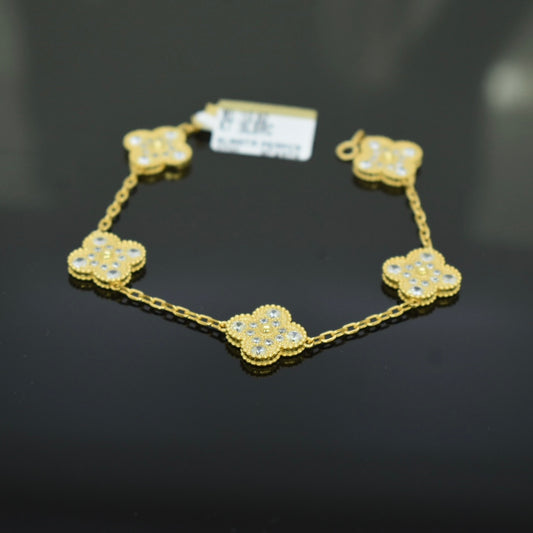 925 Sterling Silver Master - Yellow SJVC Zircon Bracelet