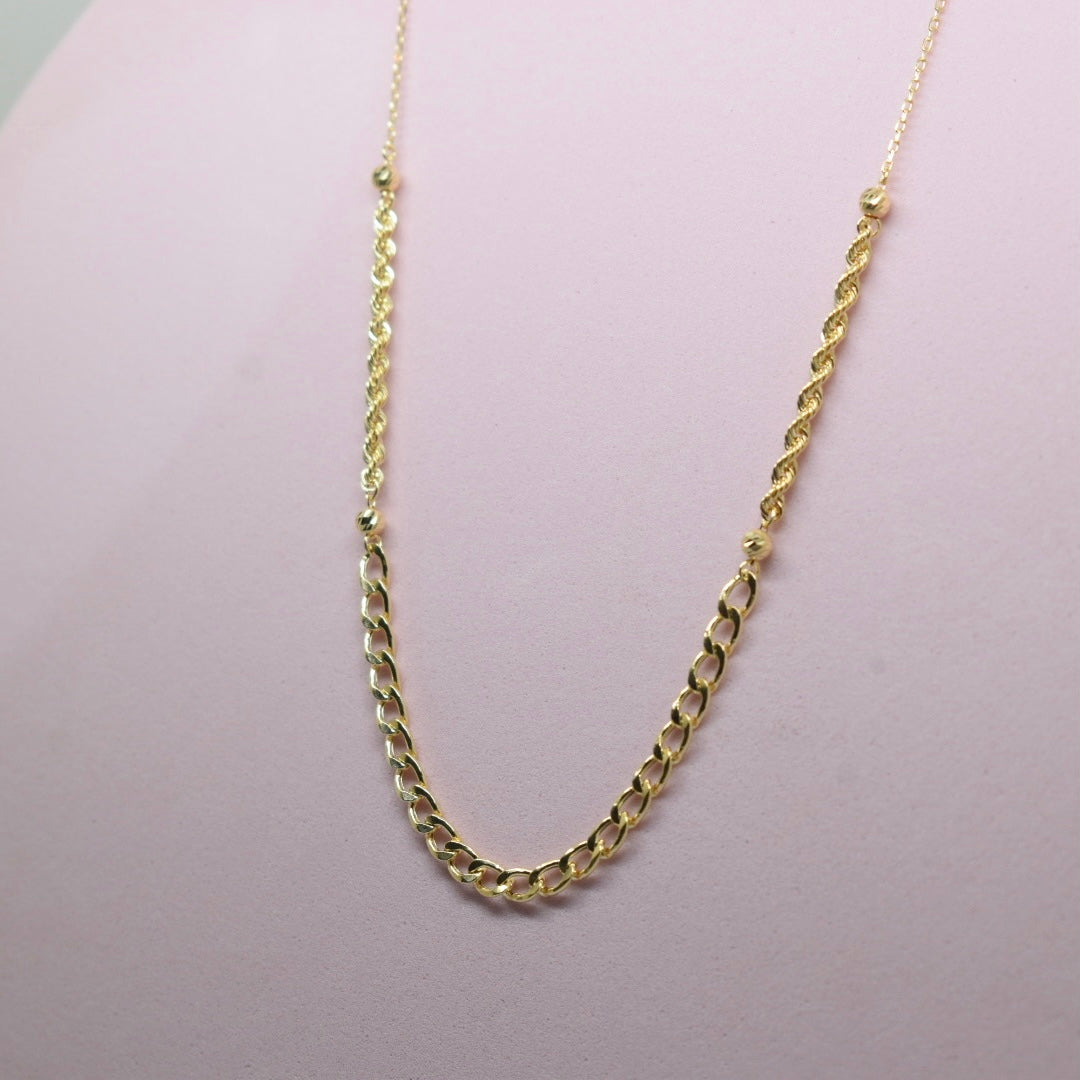 *LIMITED* 18K Gold - Curb Rope Necklace