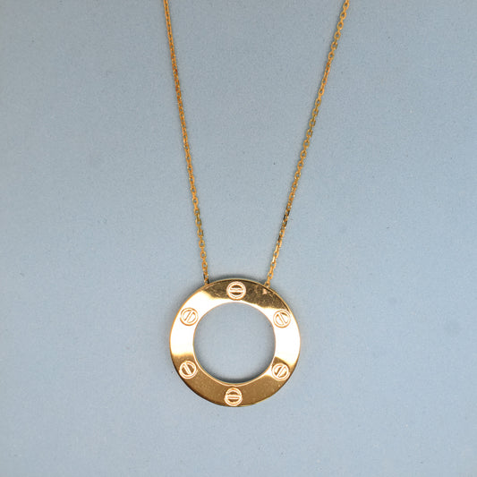 925 Sterling Silver - Yellow SJCR Plain Necklace