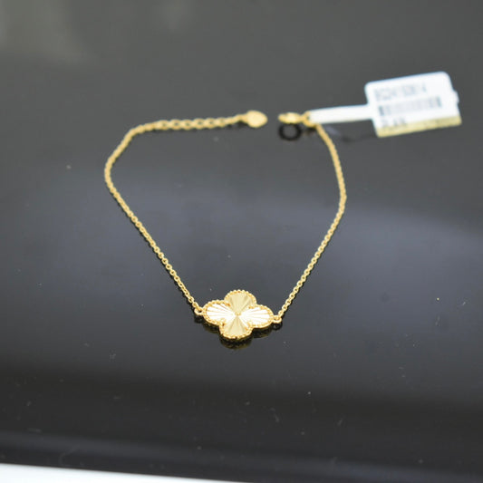 925 Sterling Silver - Yellow SJVC Flower Bracelet