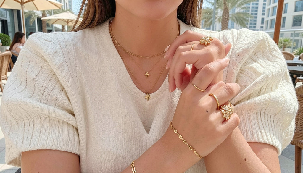 Fashion Jewelry Dubai Modern Gold Designs for Everyday Wear