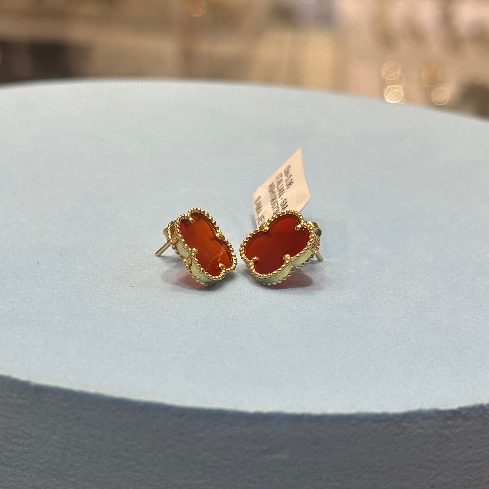 Clearance Sale - Red Flower Earring