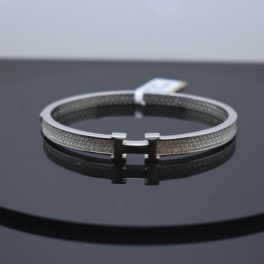 925 Sterling Silver - SJHERMES Zircon Bangle