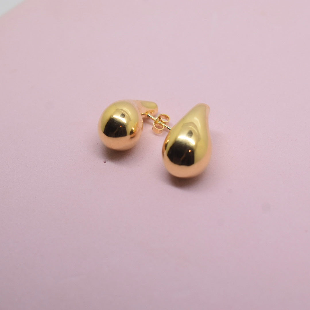 18K Yellow Gold - 2.0 Tear Drop Earring