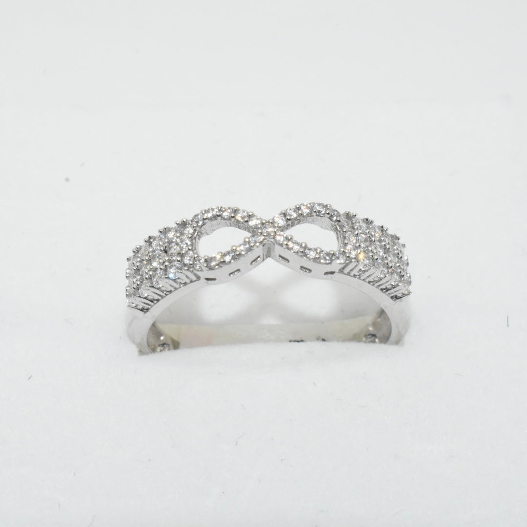 Real 18K White Gold - Wedding Ring