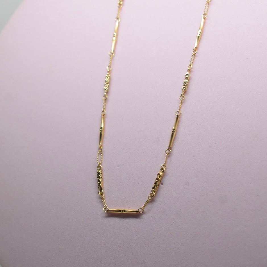 Mix Link Chain 18K Gold - MIJ Mix Link Chain – Sana Jewellers