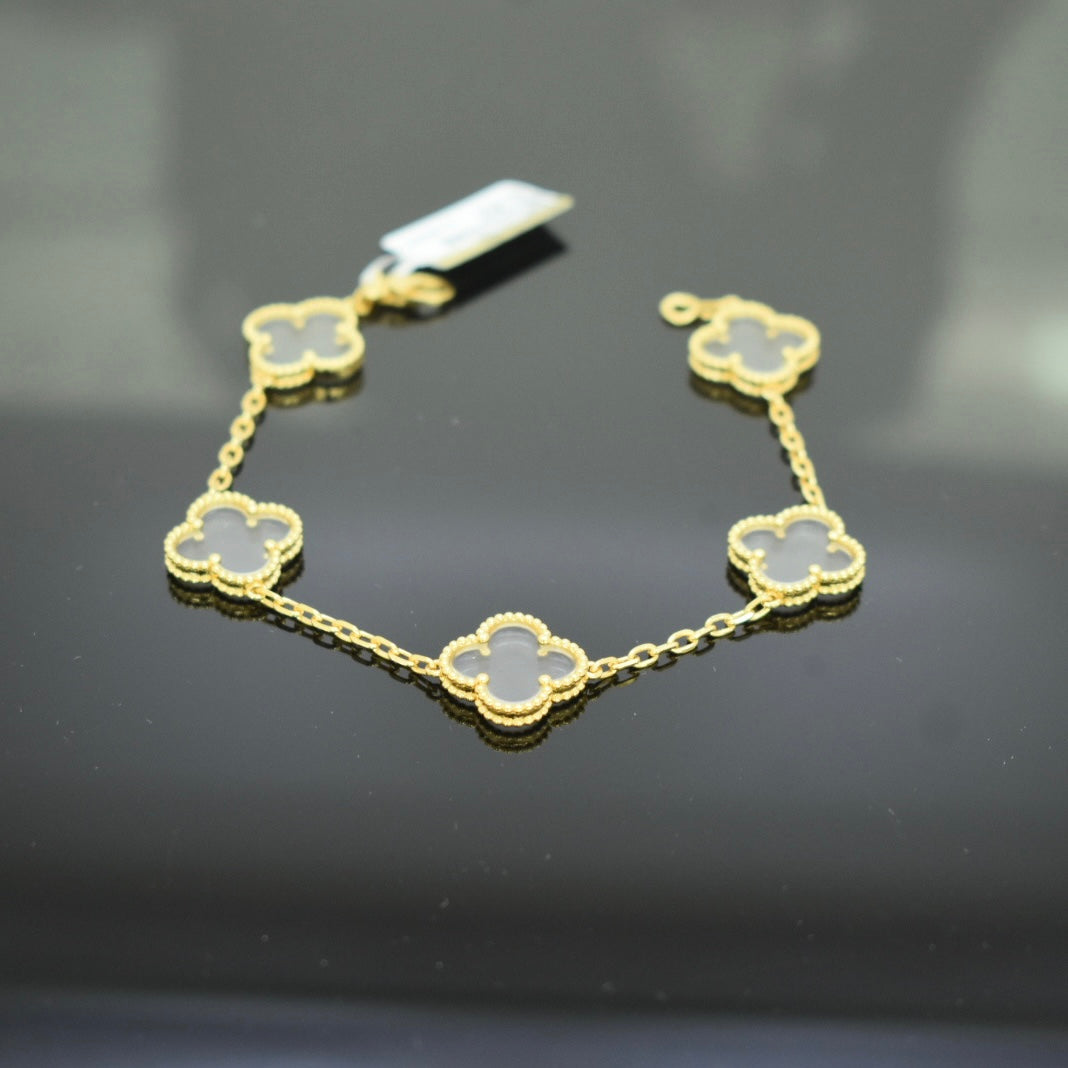 925 Sterling Silver Master - Yellow SJVC Transaprent Bracelet