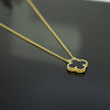 925 Sterling Silver Master - Yellow SJVC Black Necklace