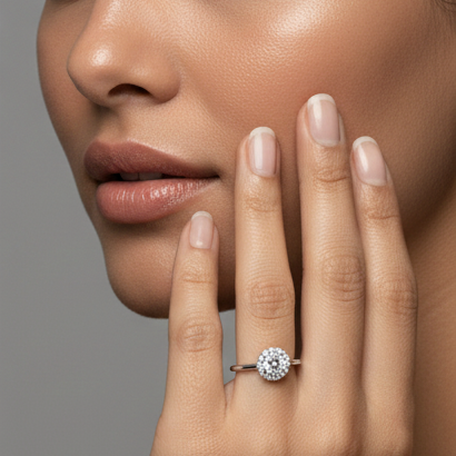 Fine 925 Sterling Silver - Blossom Stone Ring