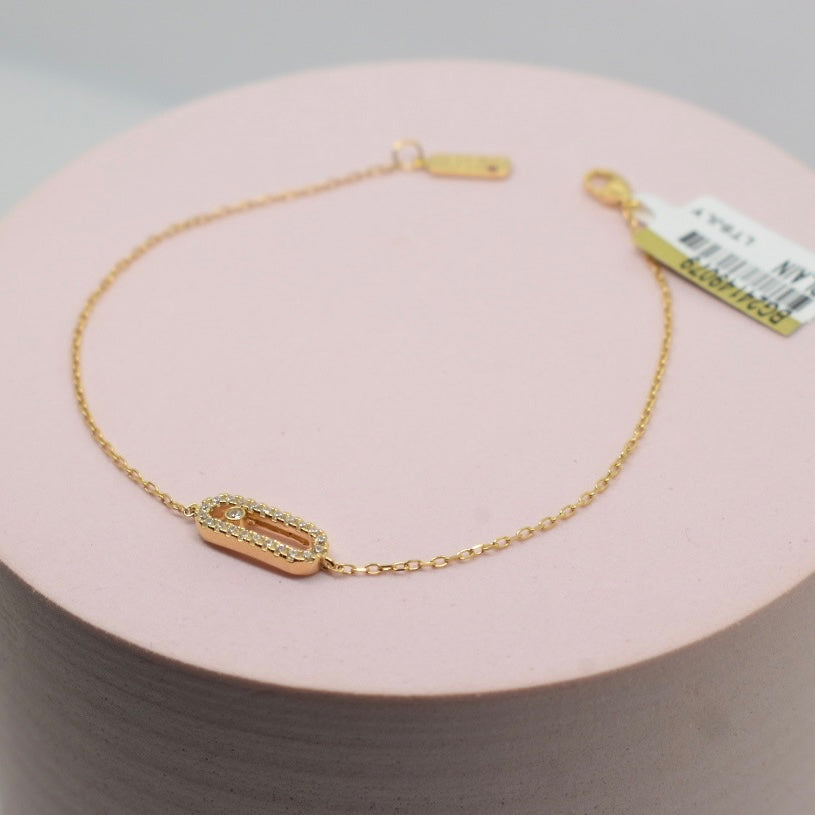 18k Yellow Gold Filled Cuff Bracelet For Girls – Solid 50mm, Handmade In Australia