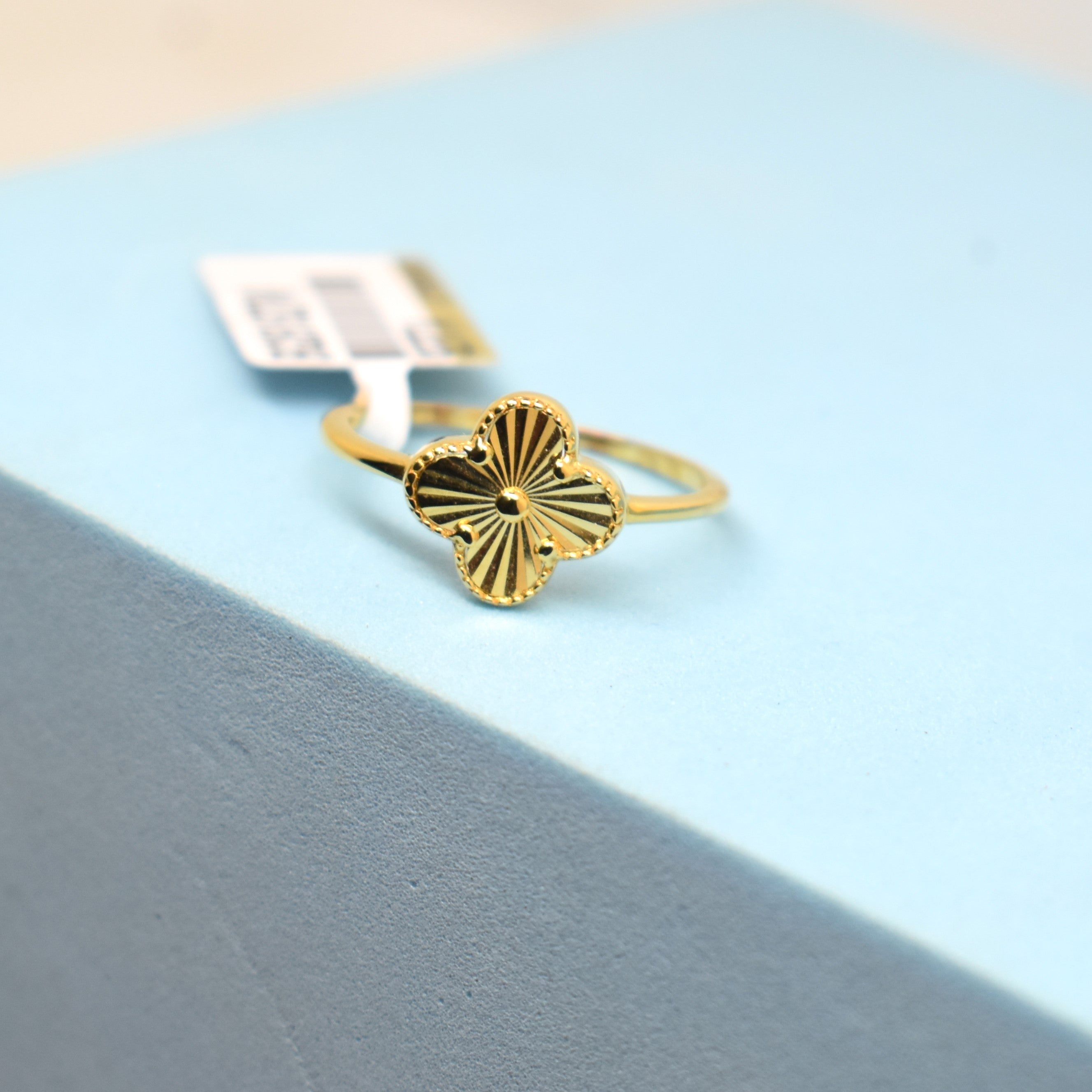 Fine 925 Sterling Silver - Yellow SJVC Mini Flower Ring