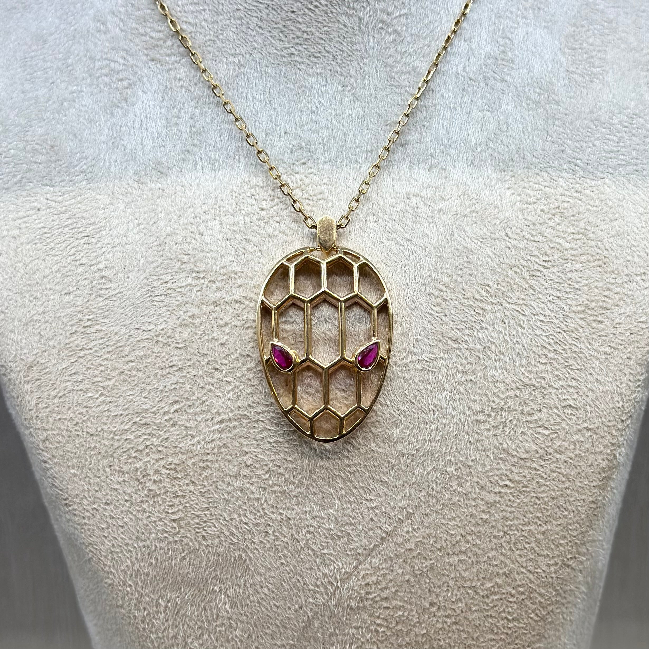 18K Rose Gold - SJBV Serpenti Necklace