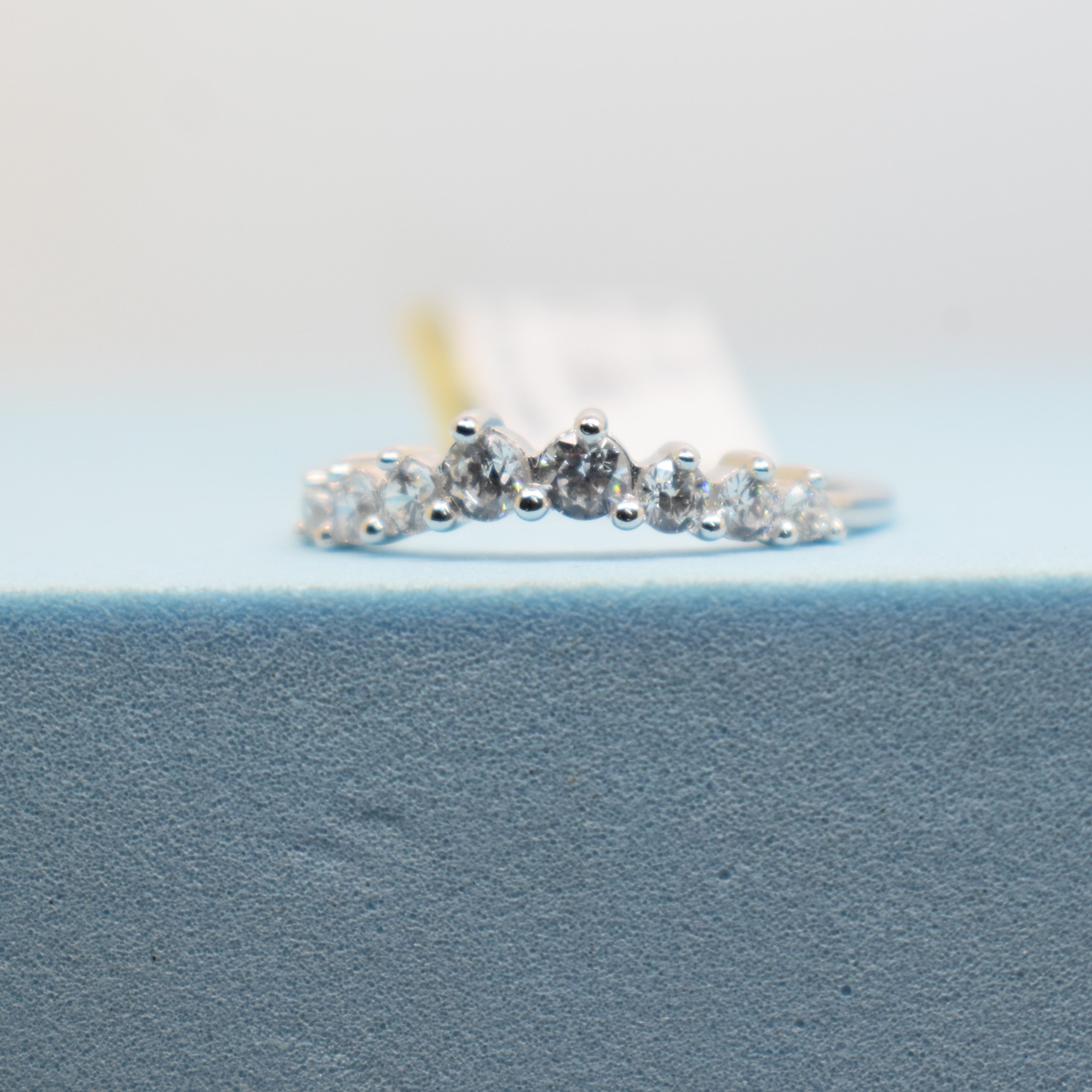 Fine 925 Sterling Silver -  Crown Stacking Ring