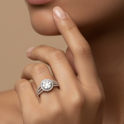 Fine 925 Sterling Silver - Beloved Bloom Ring