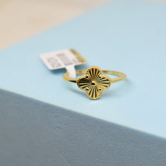 Fine 925 Sterling Silver - Yellow - SJVC Gold Flower Ring