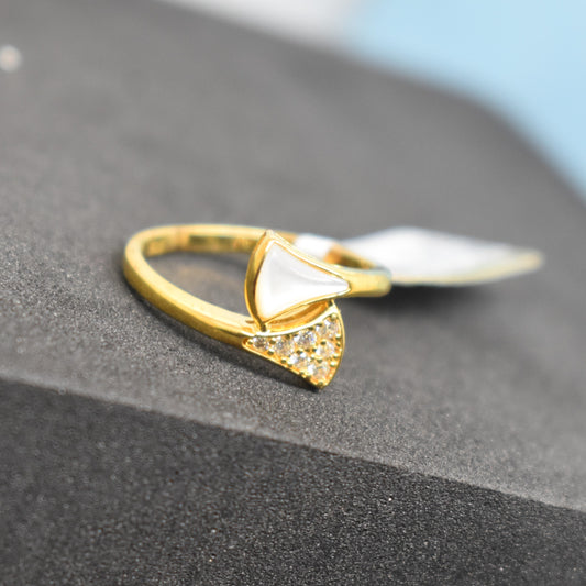 Fine 925 Sterling Silver - Yellow The Divina Ring