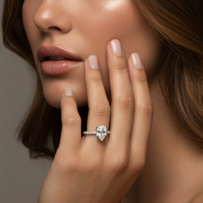 Fine 925 Sterling Silver - Serenity Sparkle Ring