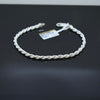 925 Sterling Silver - Twist Rope Bracelet