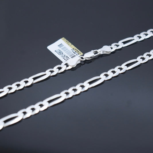 925 Sterling Silver - Medium Figaro Chain