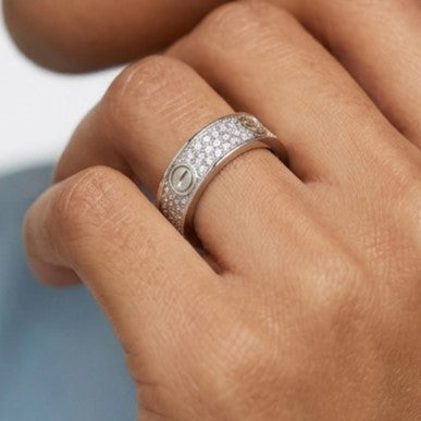Fine 925 Sterling Silver - SJCR Full Stone Ring