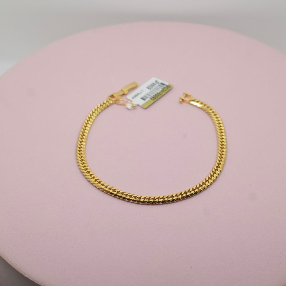 18K Gold - MIJ 4mm Original Thick Japan Bracelet