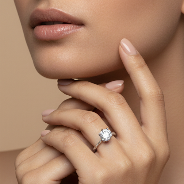 Fine 925 Sterling Silver - Stella Twist Ring