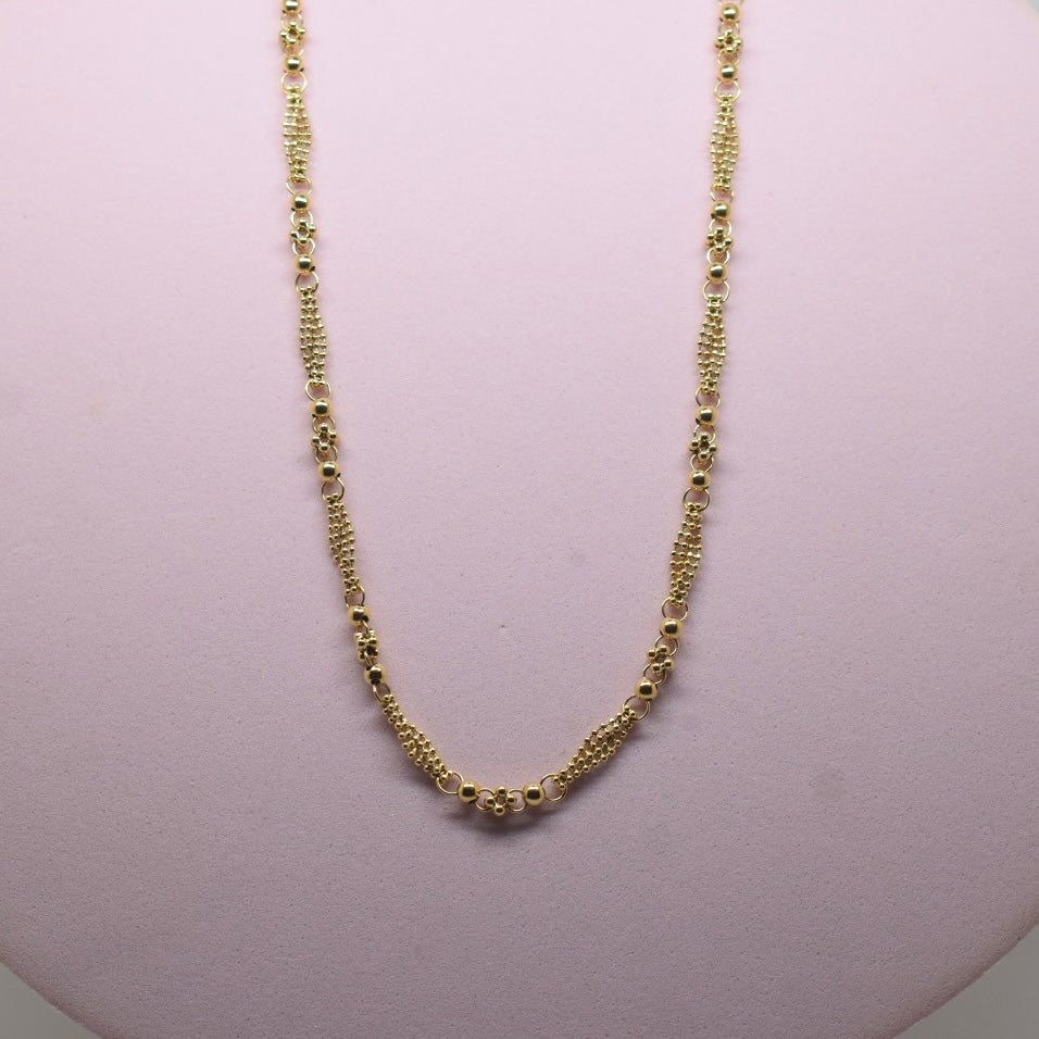 18K Gold - MIJ Ball Beads Chain