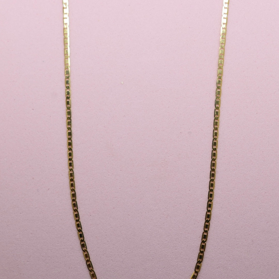 Real 18K Yellow Gold - *NEW* Ultra Thin Blade Chain