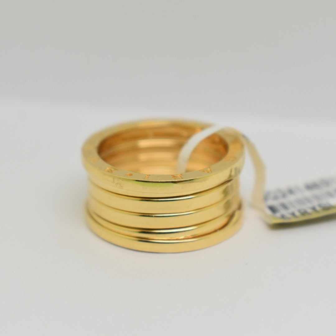 *LIMITED* Real 18K Yellow Gold - SJBV B.Zero Gold Band Ring