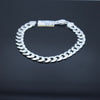 925 Sterling Silver - Medium Flat Curb Bracelet