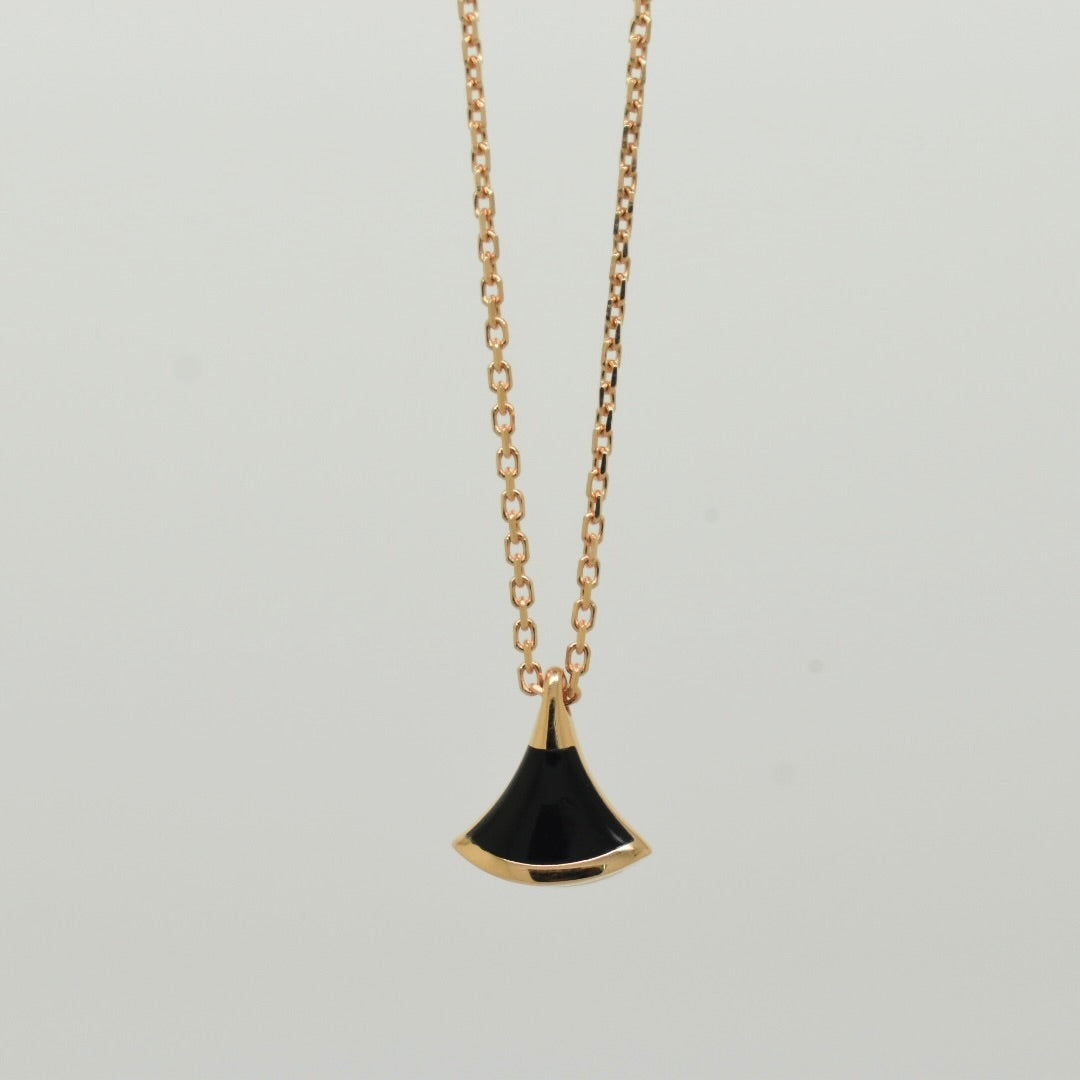 18K Rose Gold - SJBV Divas Black Necklace