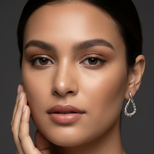 925 Sterling Silver - Electric Twist Earring