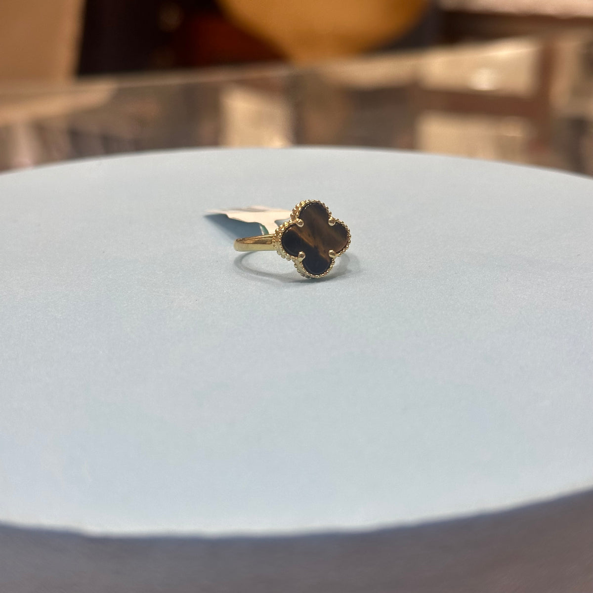 Clearance Sale - Brown Flower Ring
