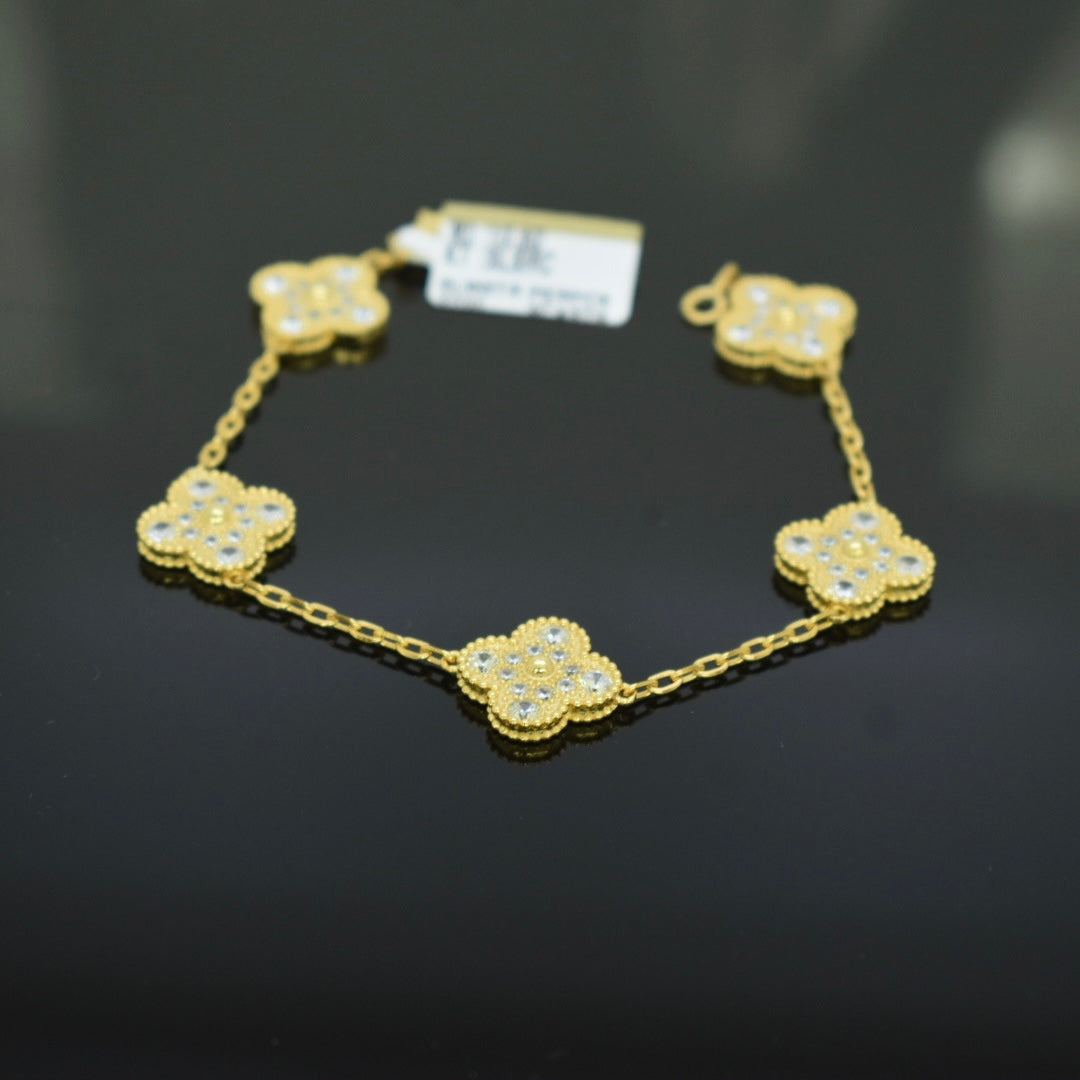 925 Sterling Silver Master - Yellow SJVC Zircon Bracelet