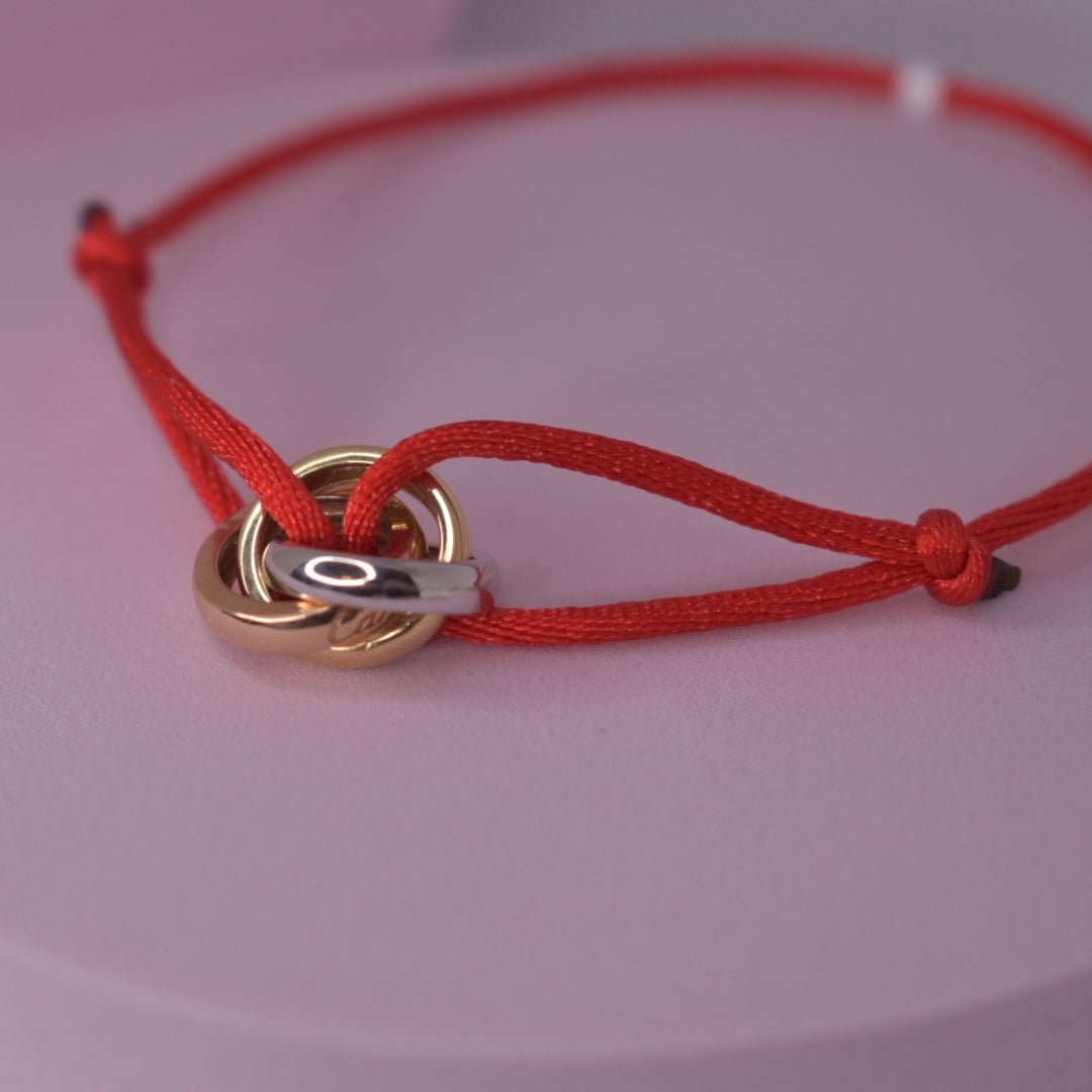 Cartier Love Cord - 3 For Sale on 1stDibs | cartier love cord bracelet,  cartier love bracelet cord, cartier silk cord love bracelet