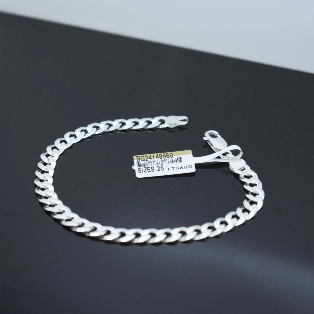 925 Sterling Silver - Cuban Link Thin Bracelet