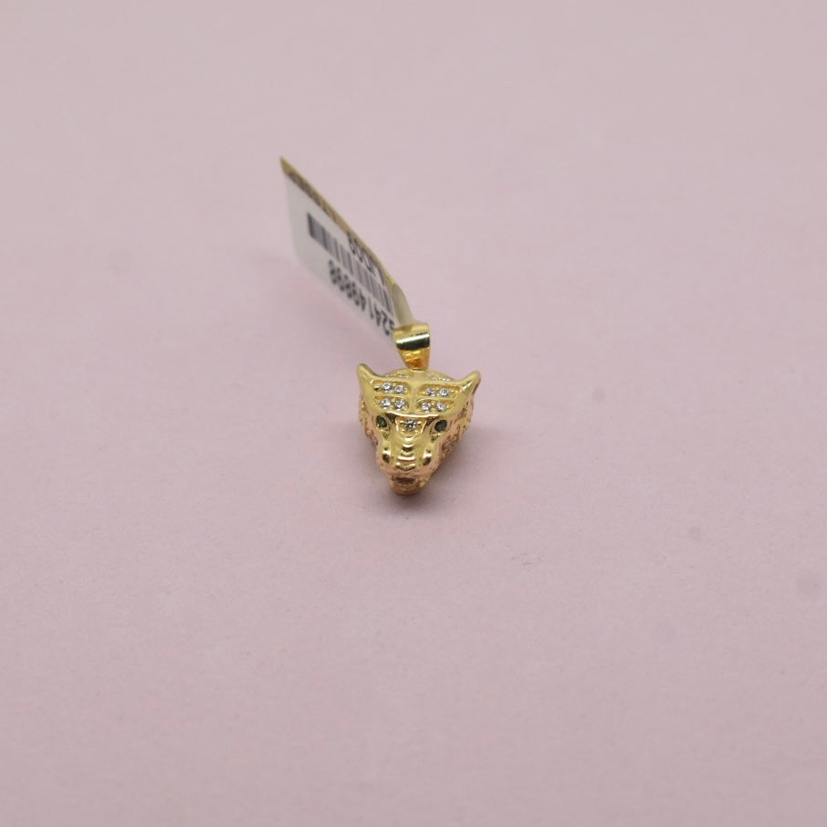 18K Yellow Gold - SJCR Big Panther Head Locket