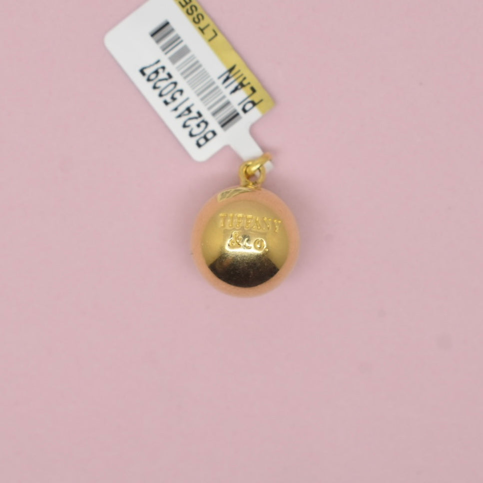 18K Yellow Gold - SJTFNY Ball Locket