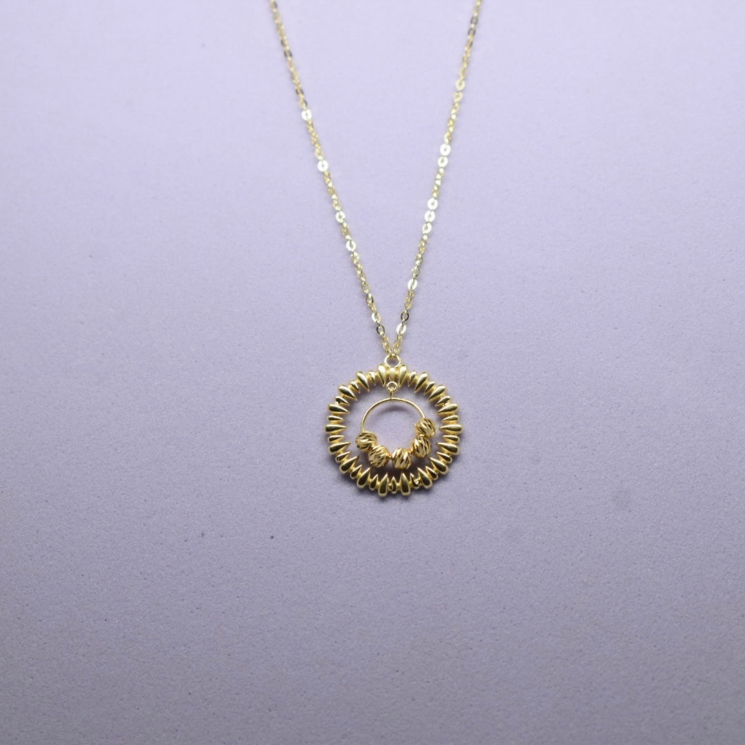 *LIMITED* 18K Gold - Circle Ball Necklace