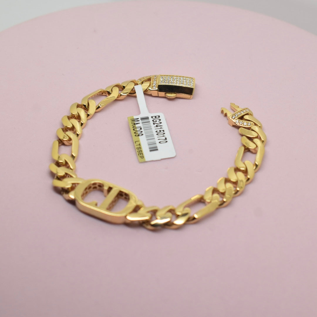 *LIMITED* Real 18K Gold - CD Monaco Bracelet