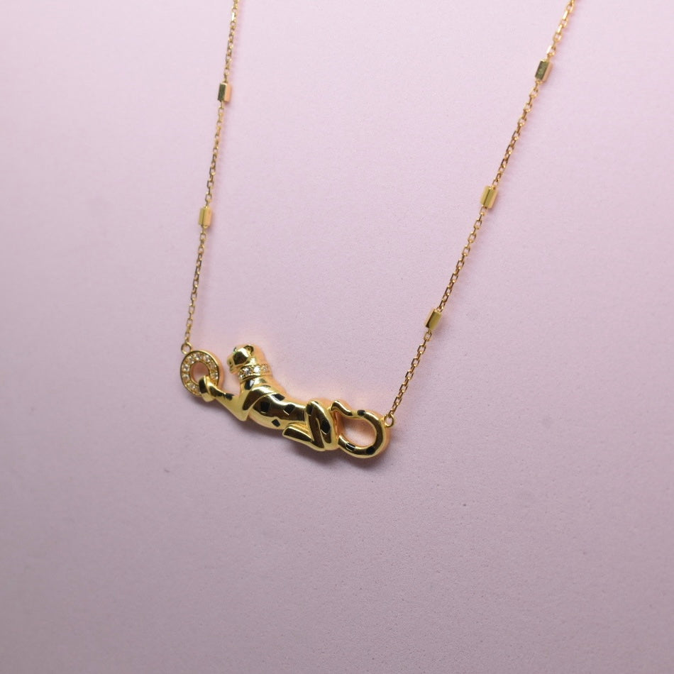 18K Yellow Gold - SJCART Panther Necklace