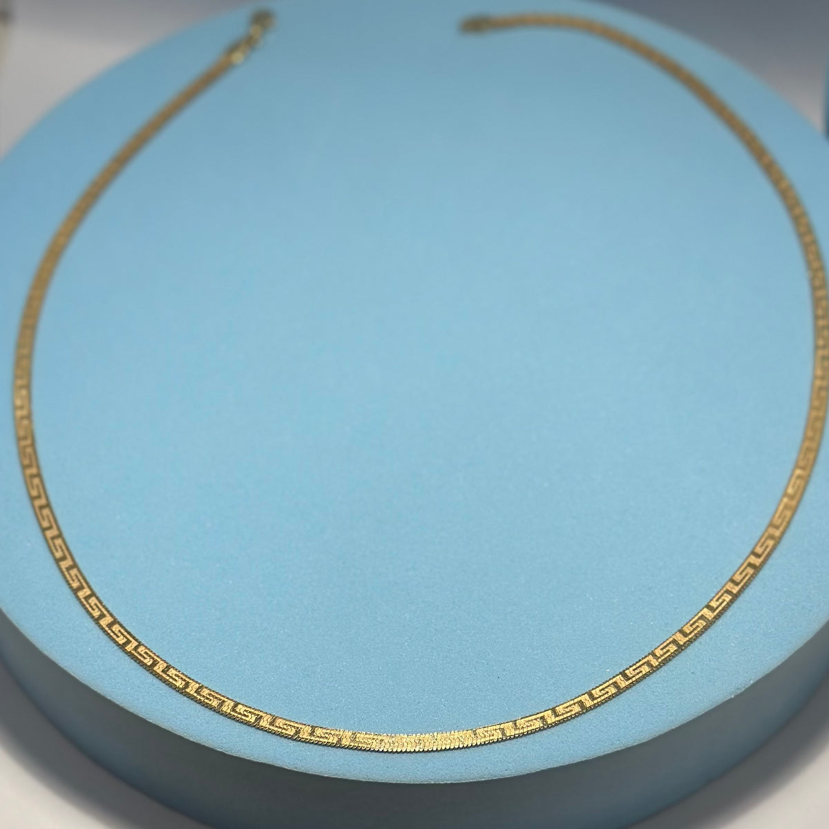 Real 18K Yellow Gold - Maze Snake Chain