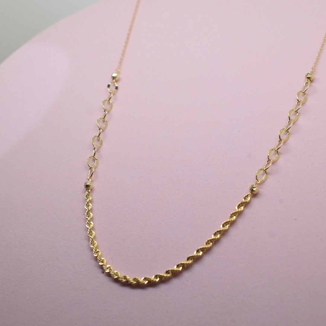 *LIMITED* 18K Gold - Link Rope Necklace