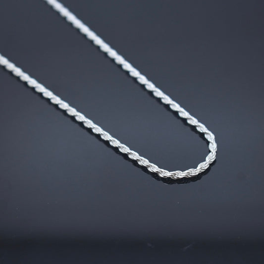 925 Sterling Silver - Rope Chain