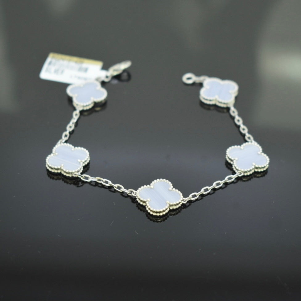 925 Sterling Silver Master - White SJVC Chalcedony Bracelet