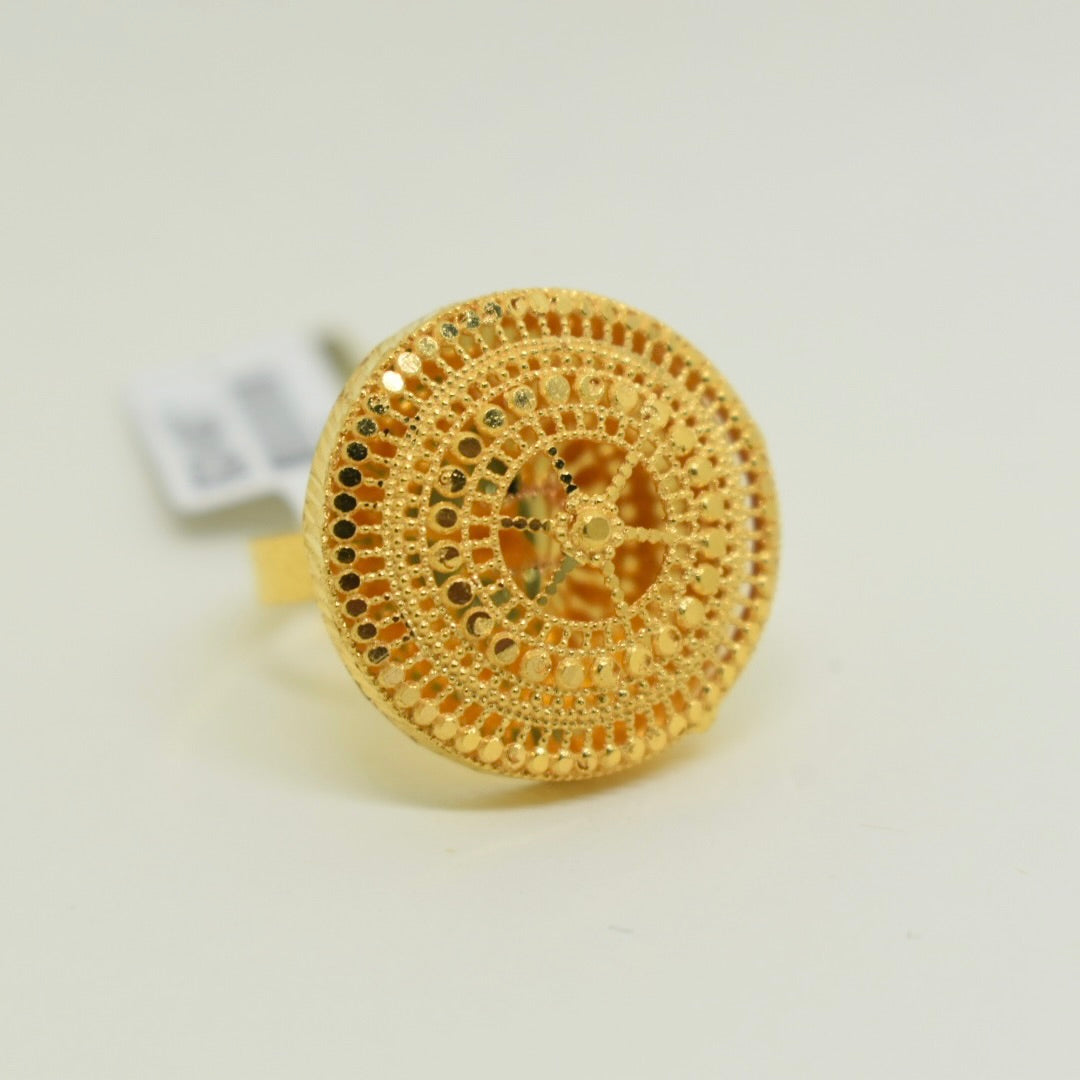 *NEW* 21K Yellow Gold - Kuwaiti Design Plain Ring