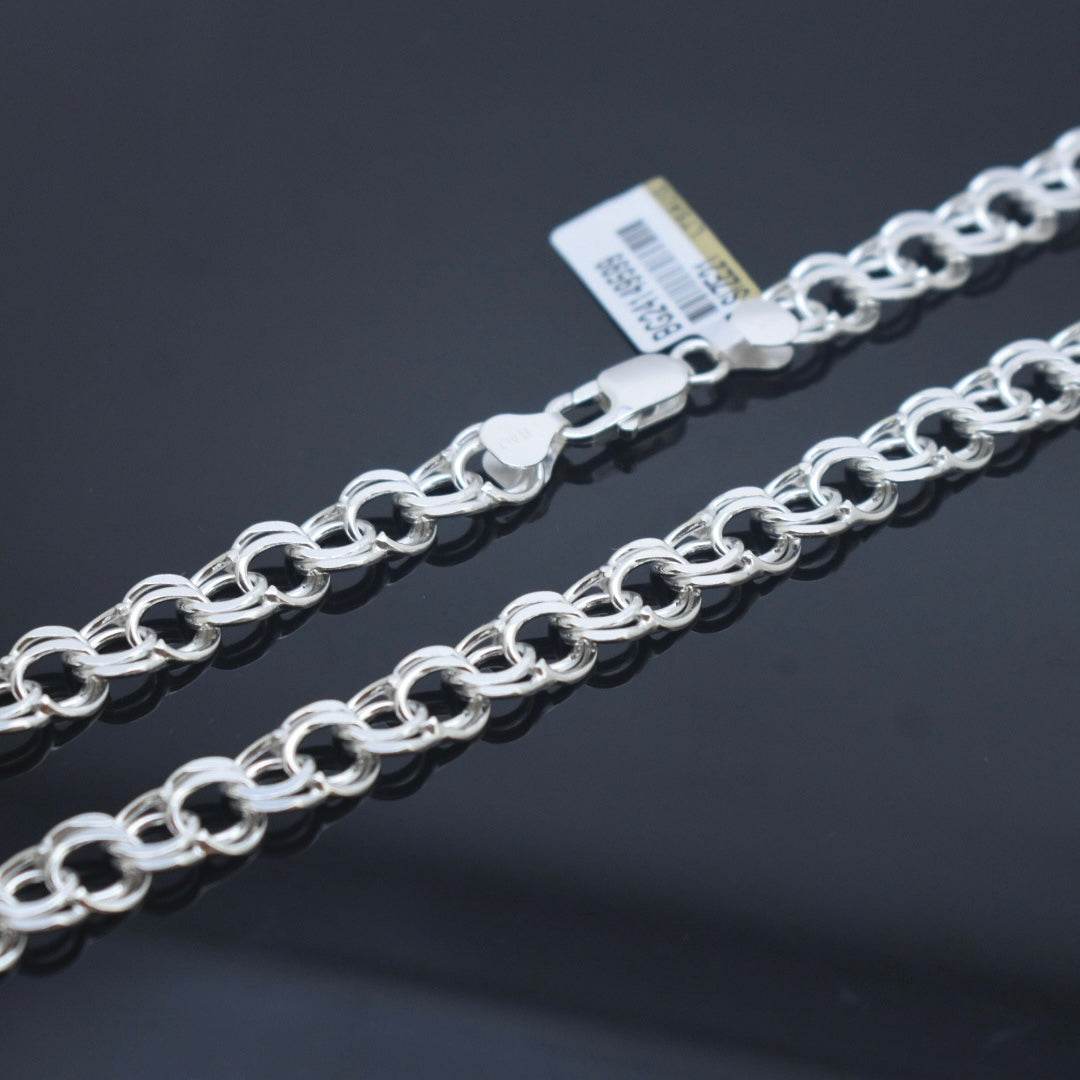 925 Sterling Silver - Double Link Chain