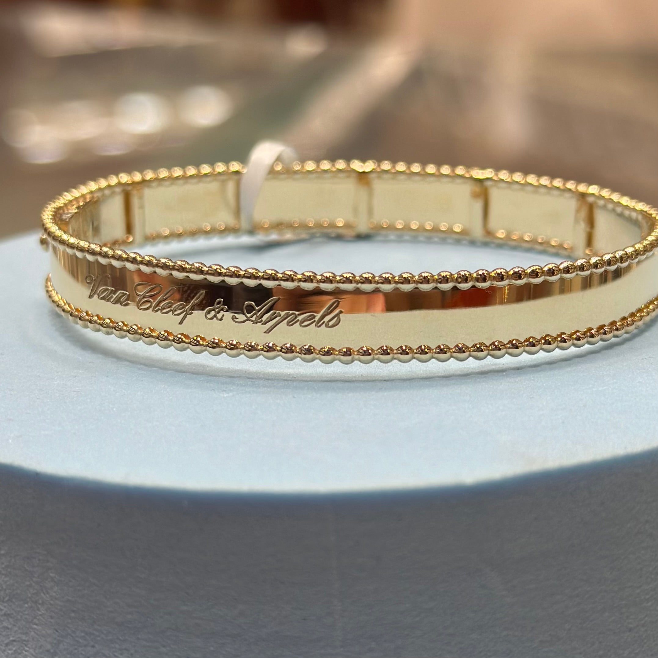 Real 18K Yellow Gold - SJVC Signature Bangle (Sizes Available)